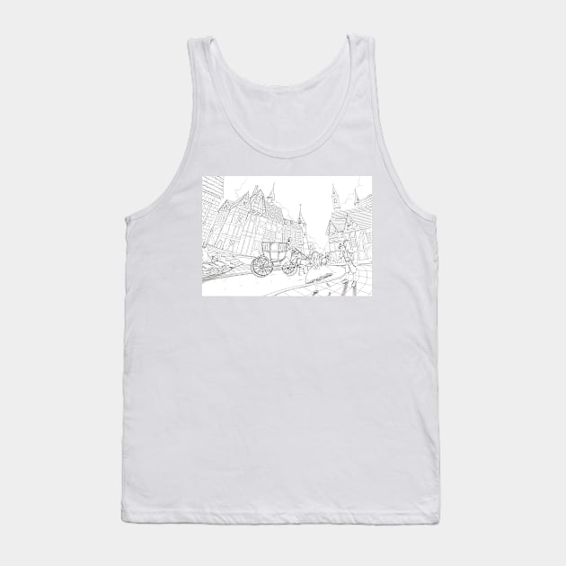 The Bavarian Village Tank Top by reynoldjay